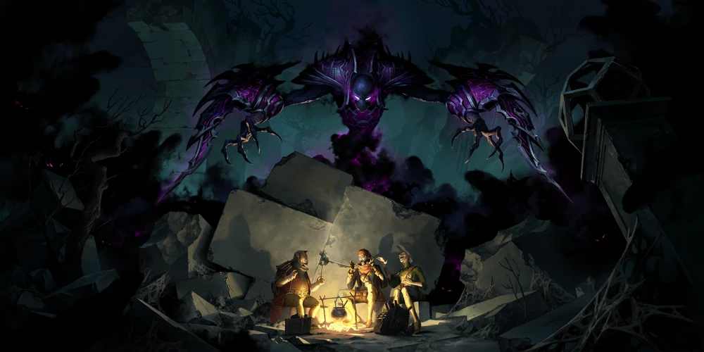 Nocturne nightmare form Nocturne transformed nightmare artwork from Legends of Runeterra