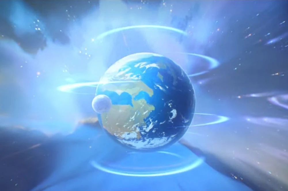 Runeterra planet in Arcane Runeterra planet shown in Arcane with continents visible