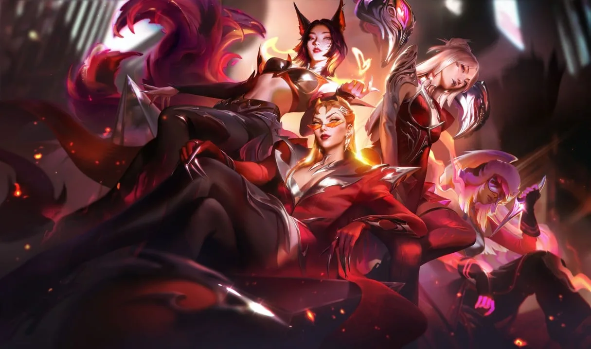 K/DA FIRESTARTER Ahri K/DA FIRESTARTER Ahri official group splash art