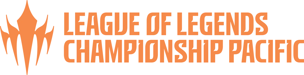 Orange League of Legends Championship Pacific logo on transparent background Orange League of Legends Championship Pacific logo on transparent background