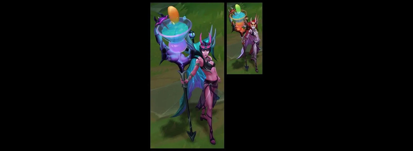 Sinful Shores LeBlanc chromas Sinful Shores LeBlanc chroma preview from League of Legends patch 26.12