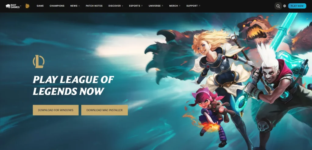 Official League of Legends download page Official League of Legends download page