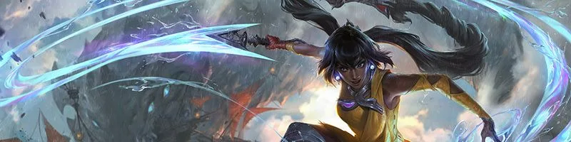 Nilah champion banner Nilah Wild Rift champion banner for patch 7.2c