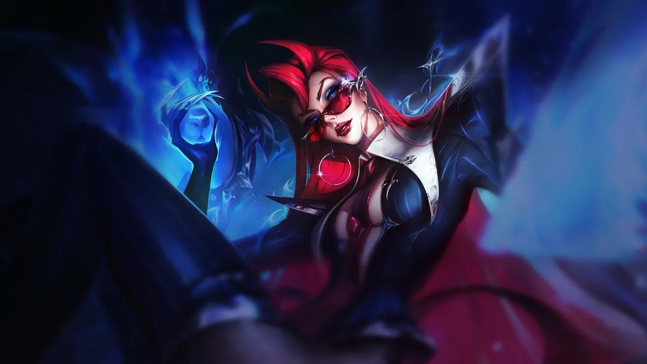 K/DA Hitmaker Evelynn K/DA Hitmaker Evelynn Mythic splash art