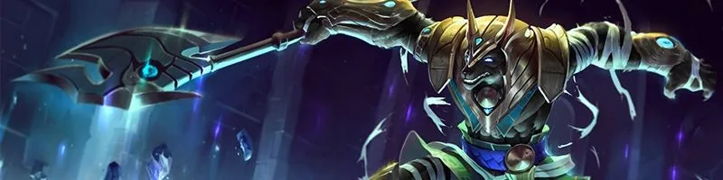 Nasus champion banner Nasus Wild Rift champion banner for patch 7.2c