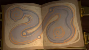 Open Book of Thresholds showing magical yordle portal markings