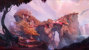 The Lesson landscape Ionian sacred landscape from Tales of Runeterra The Lesson