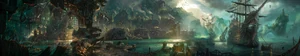 The Slaughter Docks The Slaughter Docks of Bilgewater filled with butchered sea monsters, ships, and heavy harbor activity
