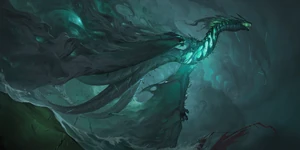 Camavoran dragon corrupted by the Black Mist