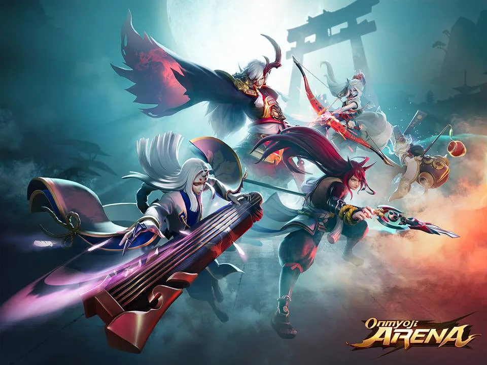 Onmyoji Arena key art Onmyoji Arena official promotional game artwork