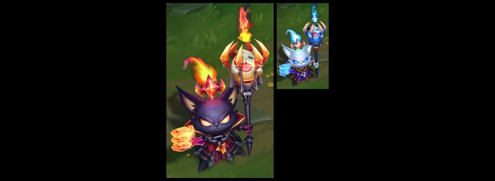 Prestige Magma Chamber Veigar chromas Prestige Magma Chamber Veigar chroma preview from League of Legends patch 26.15