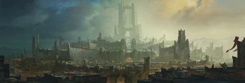 The Immortal Bastion The Immortal Bastion towering over the Noxian capital