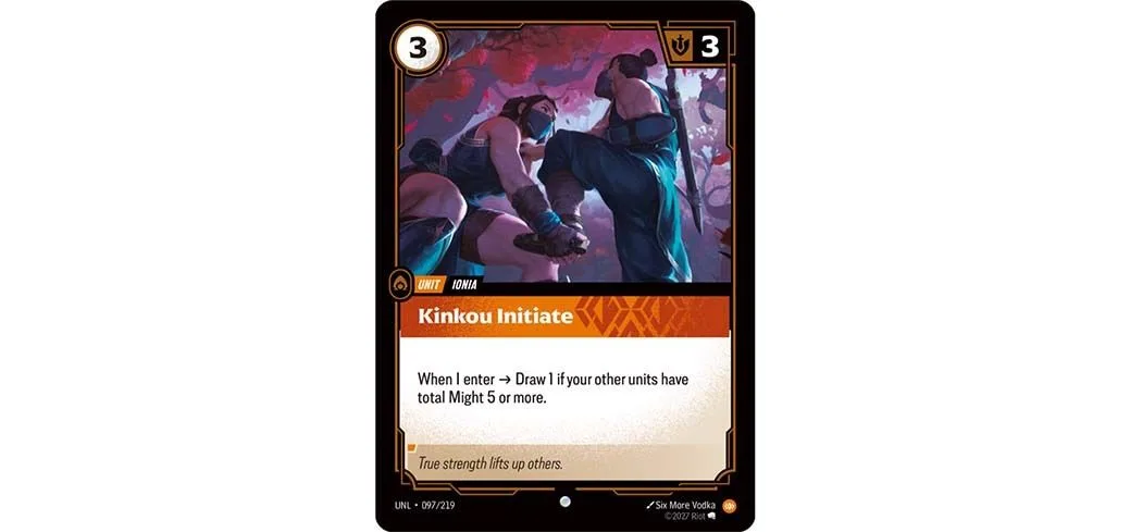 Riftbound Legacy triggered ability arrow Riftbound triggered ability arrow example for Legacy templating