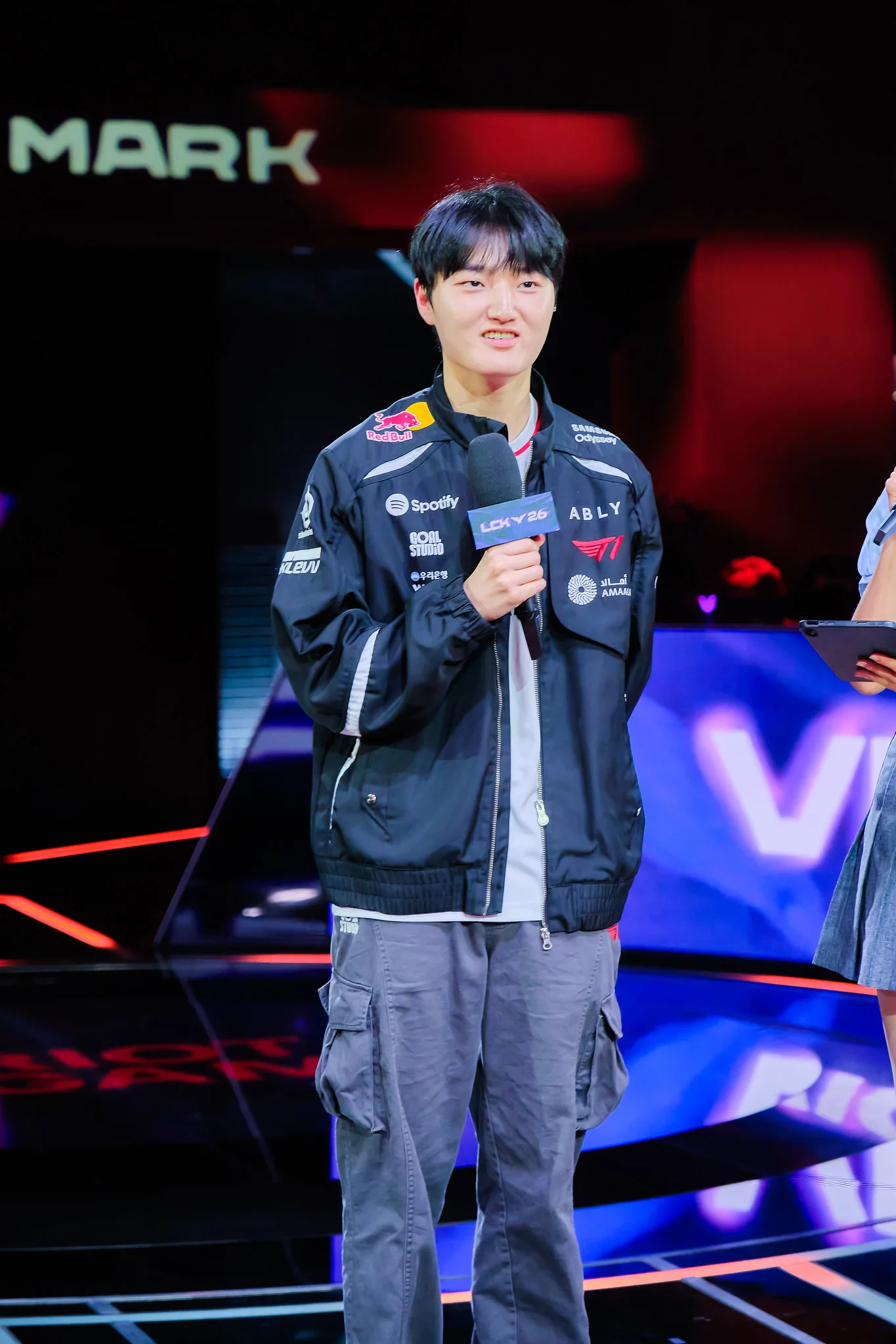 Peyz doing a post match interview in Week 7 of LCK 2026. Peyz doing a post match interview in Week 7 of LCK 2026.