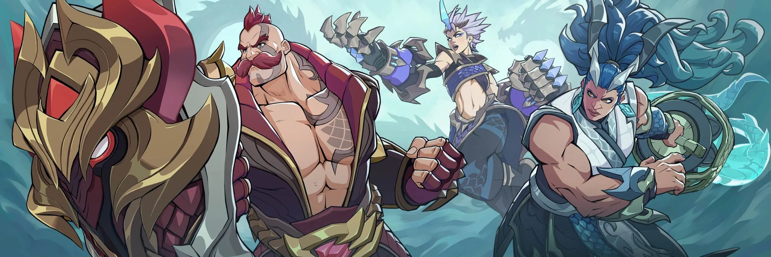 Dragonmancer Megabundle Dragonmancer Megabundle promotional art for 2XKO featuring Dragonmancer Braum, Vi, and Illaoi.