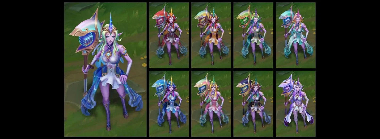 Ocean Song Soraka chromas Ocean Song Soraka chromas from League of Legends patch 26.17