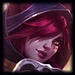 Portrait of Xayah from League of Legends