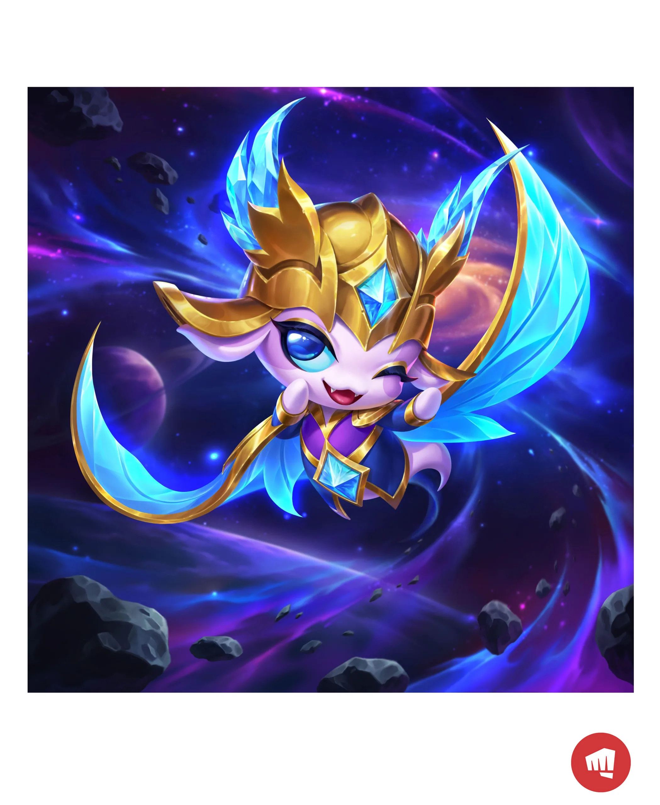 Victorious Lumie ranked reward Victorious Lumie ranked reward artwork for TFT patch 18.1 and the Space Gods ranked season