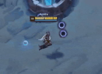 Syndra moving with a visible wiggle bug during League of Legends WASD testing