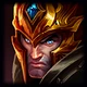 Portrait of Jarvan IV from League of Legends