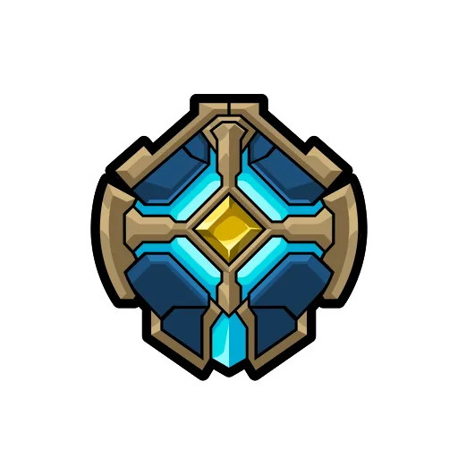 Gold sticker Gold ranked sticker reward from 2XKO Season 1.