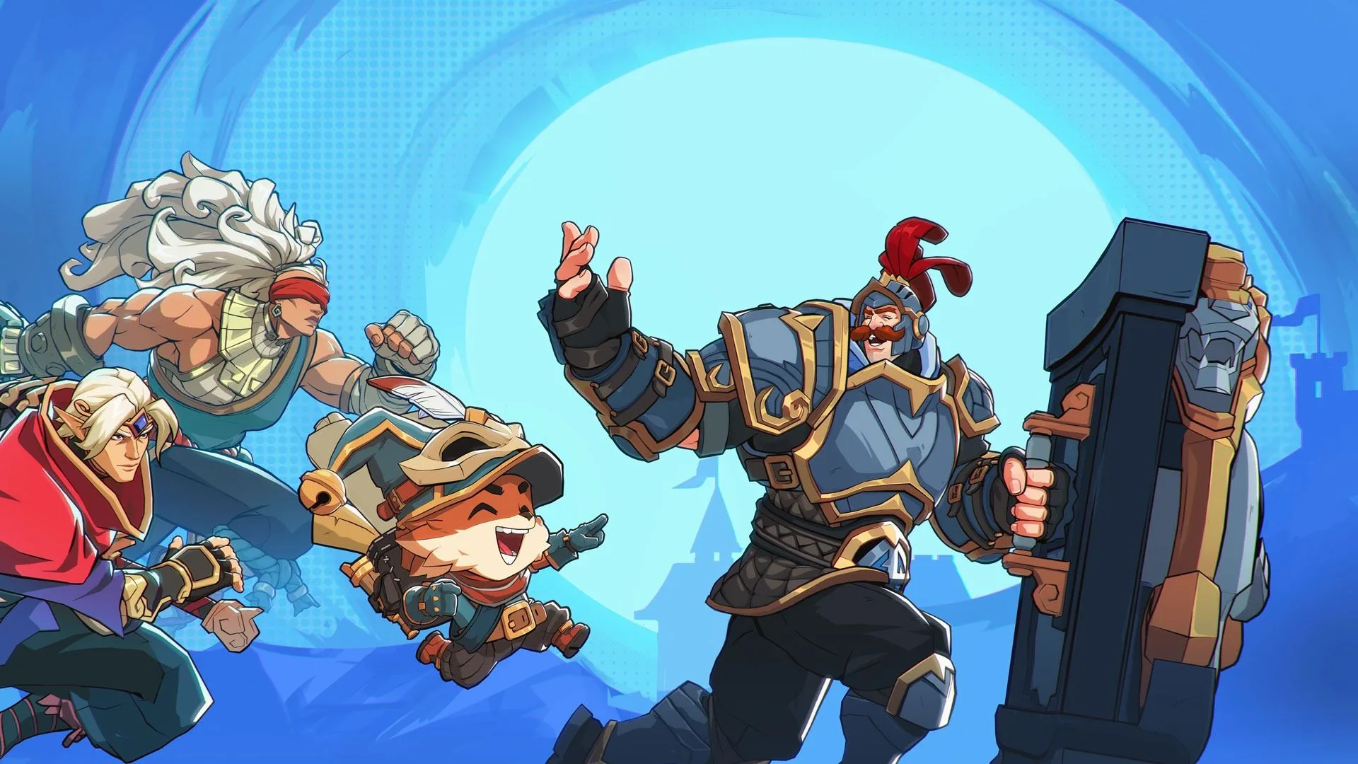 Rift Quest Megabundle Rift Quest Megabundle art featuring Rift Quest Teemo, Yasuo, Illaoi, and Braum in 2XKO.