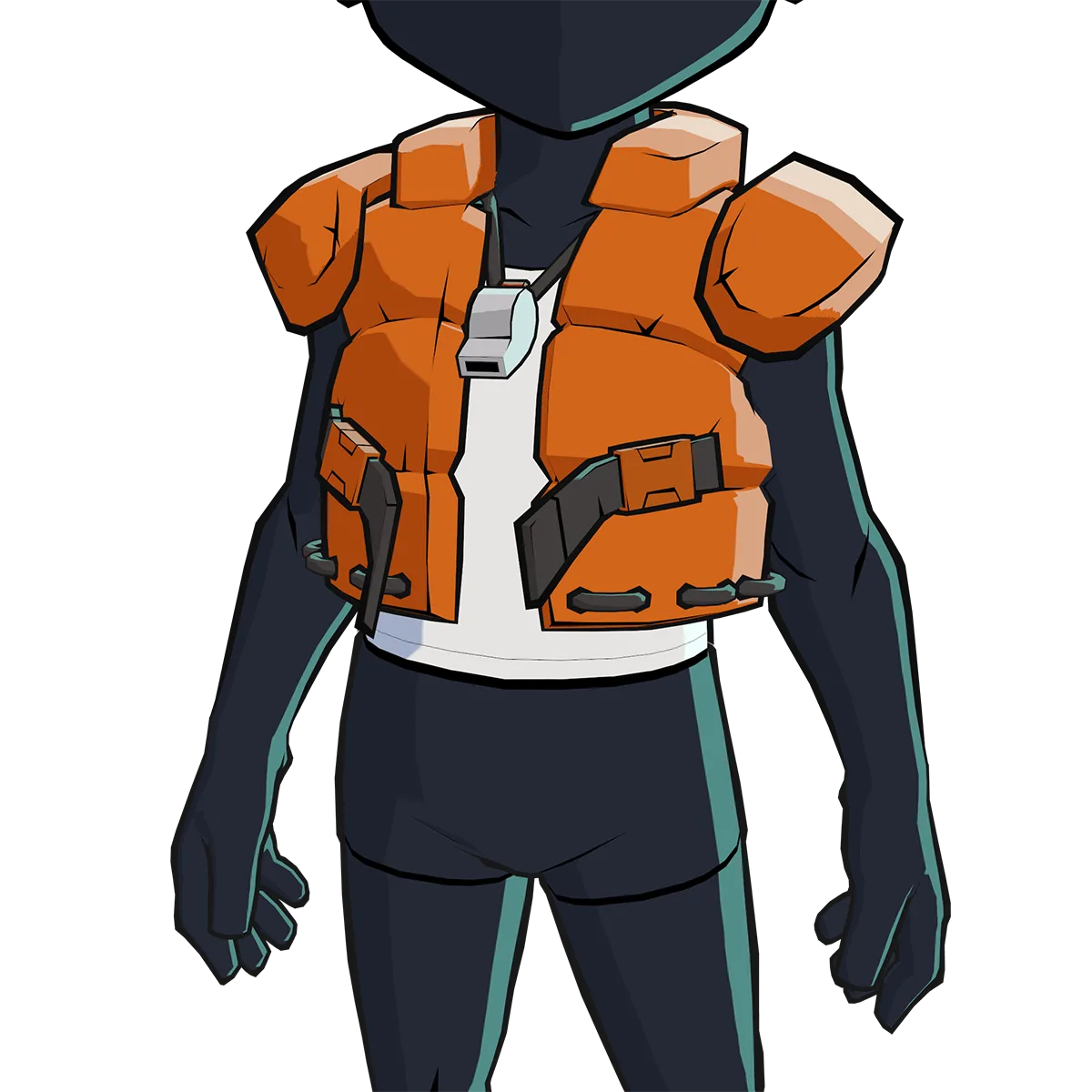 Darius's Life Vest Twitch Drop Darius's Life Vest orange avatar item for 2XKO Evo 2026 Twitch Drops