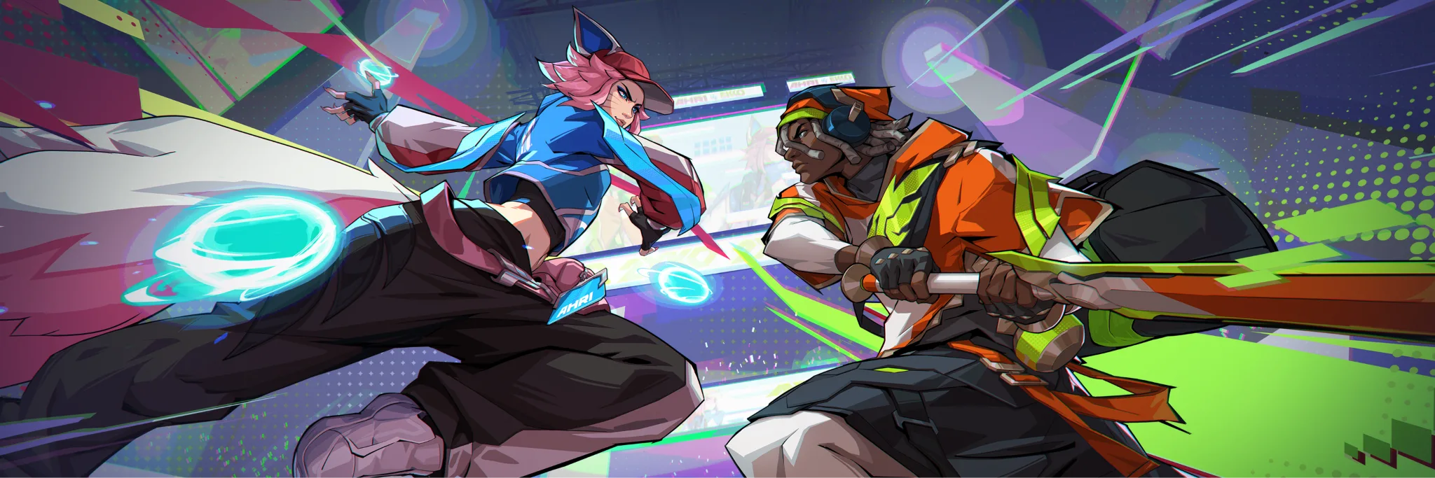 Frame Perfect Megabundle Frame Perfect Megabundle art featuring Frame Perfect Ahri and Frame Perfect Ekko in 2XKO.
