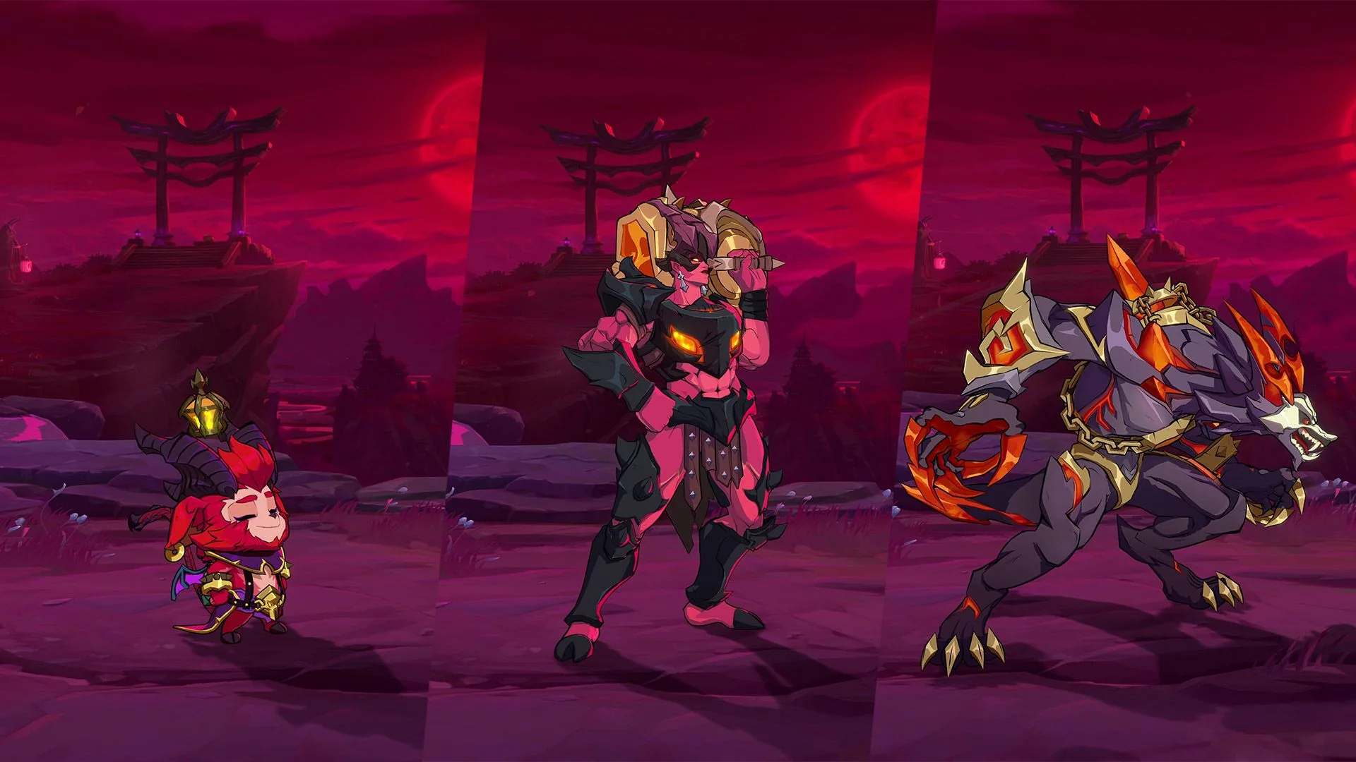 2XKO Demonic skins for Teemo, Illaoi and Warwick Demonic skins for Teemo, Illaoi and Warwick in 2XKO