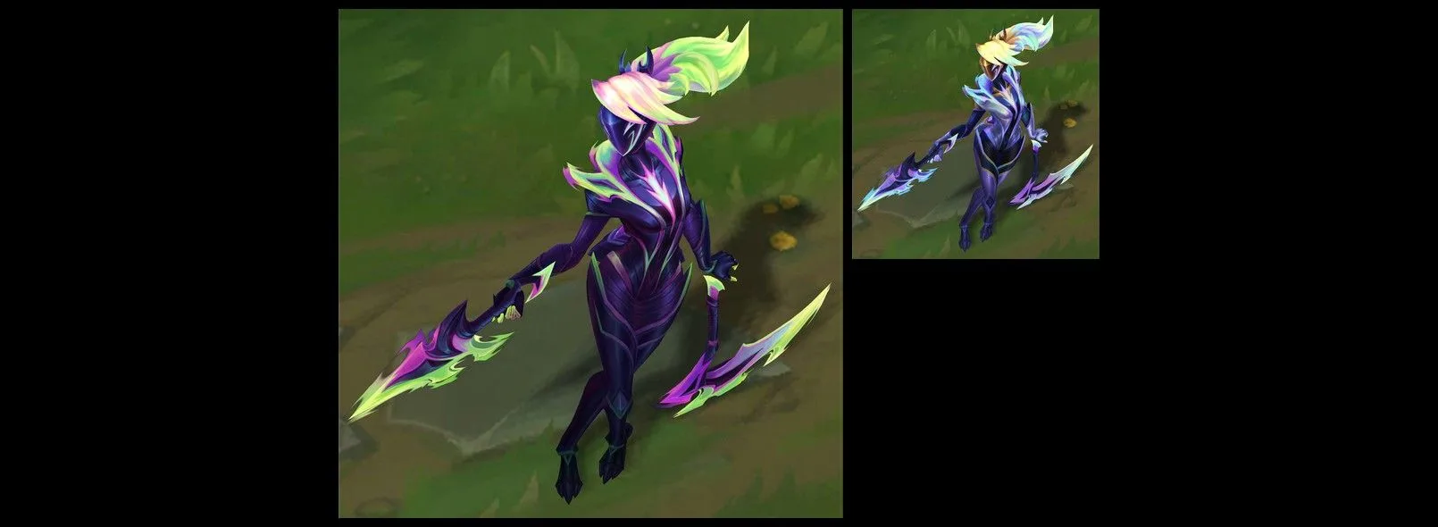 Empyrean Akali Paragon Empyrean Akali Paragon chroma artwork from League of Legends patch 26.18