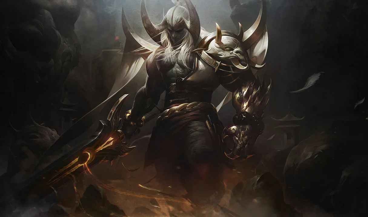 Prestige Blood Moon Aatrox Prestige Blood Moon Aatrox splash art