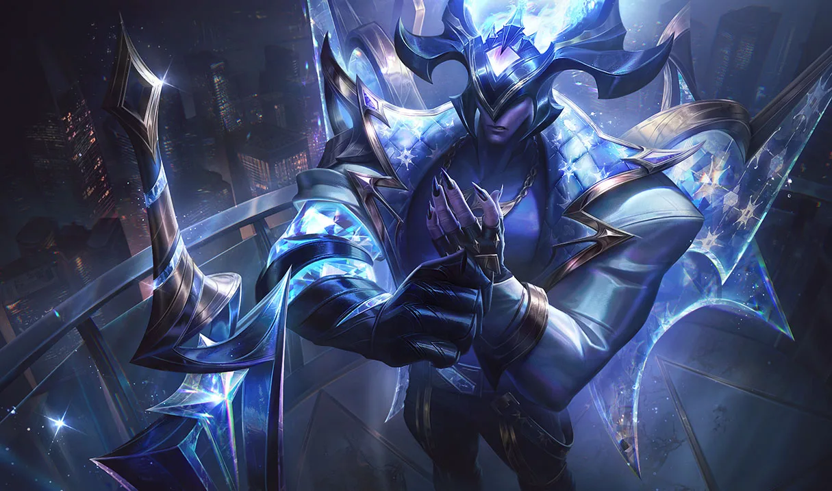 Prestige DRX Aatrox Prestige DRX Aatrox splash art representing Worlds Finals MVP Prestige skins