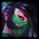Portrait of Akali from League of Legends