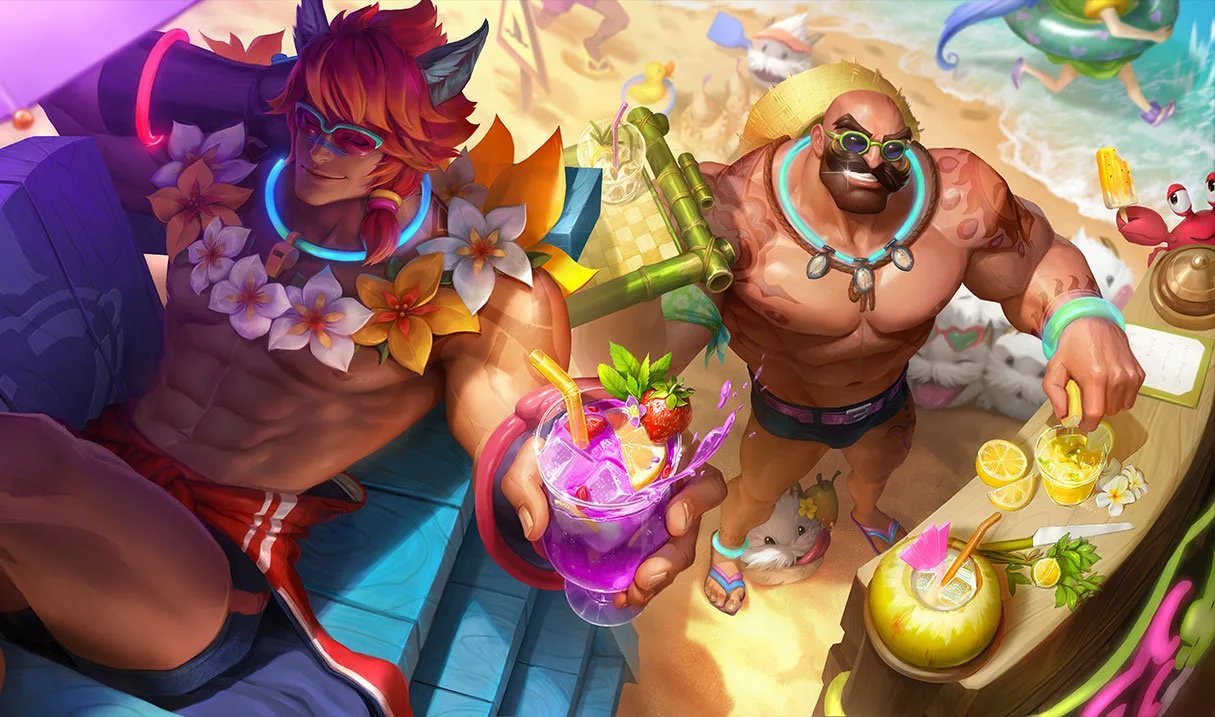 Pool Party Braum Pool Party Braum splash art