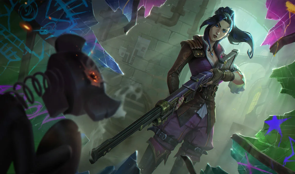 Arcane Enforcer Caitlyn Arcane Enforcer Caitlyn splash art