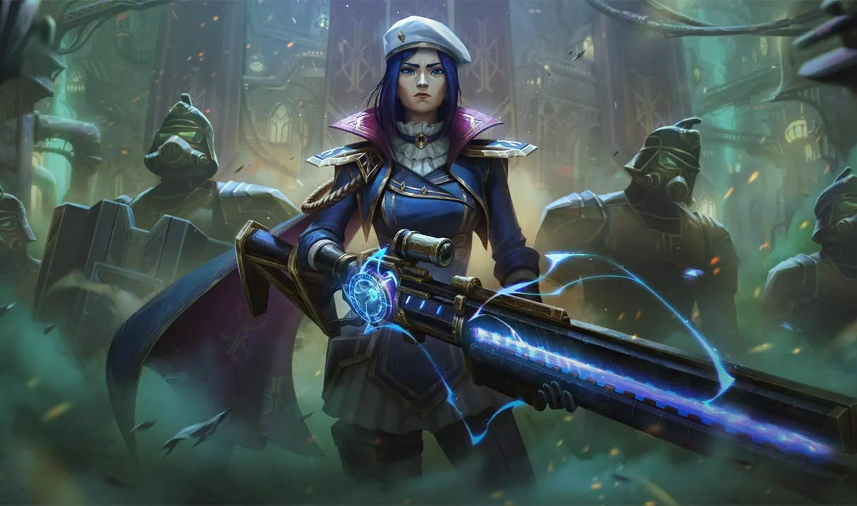 Arcane Commander Caitlyn Arcane Commander Caitlyn splash art