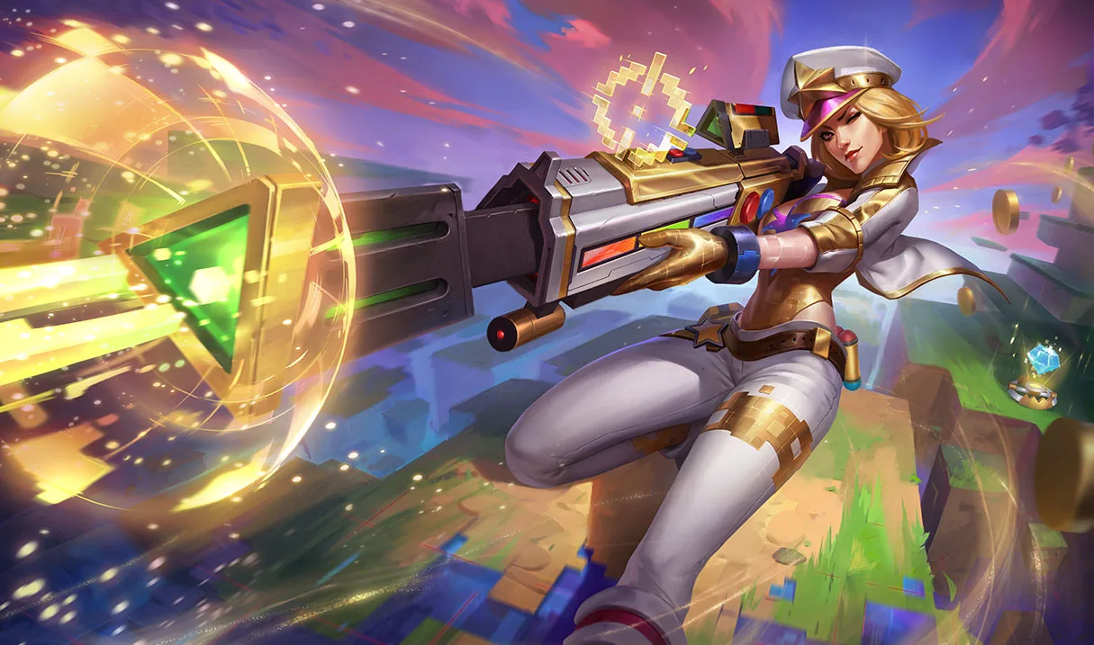 Prestige Arcade Caitlyn (2022) Prestige Arcade Caitlyn 2022 commemorative splash art