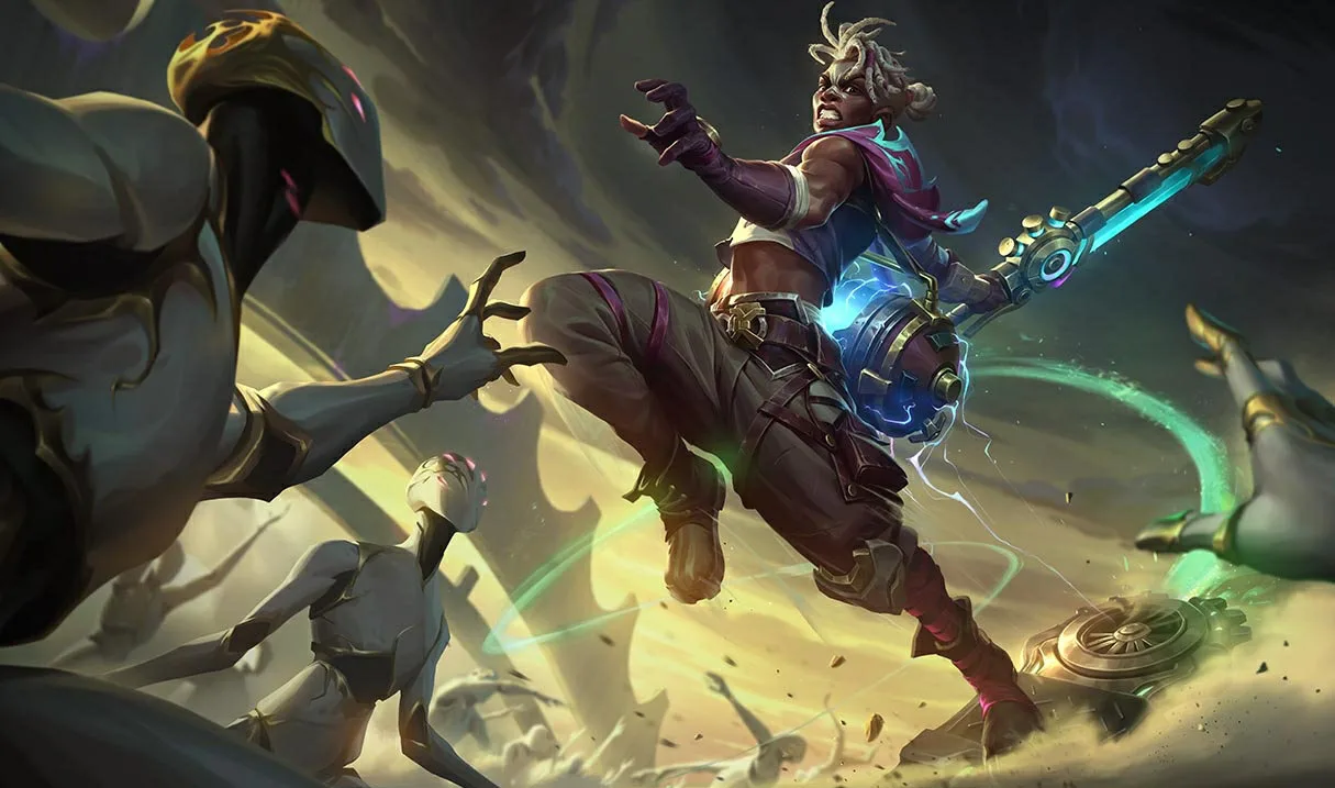 Arcane Last Stand Ekko Arcane Last Stand Ekko splash art