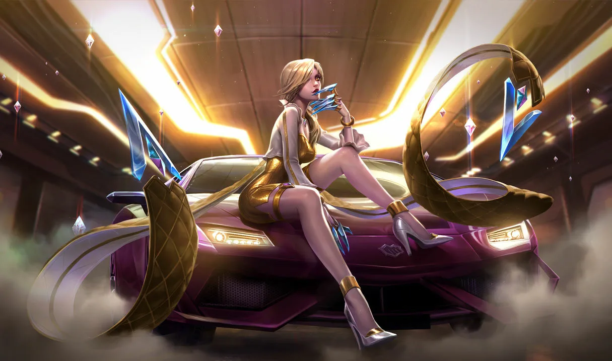 Prestige K/DA Evelynn 2022 splash art