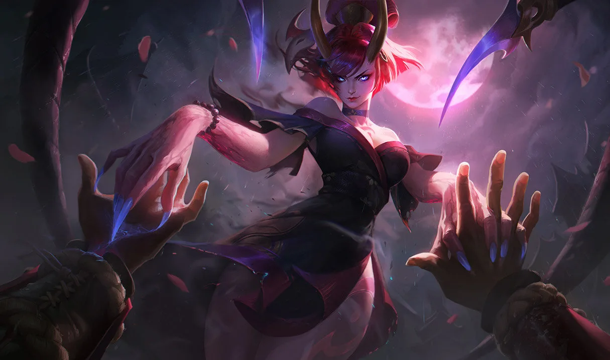 Blood Moon Evelynn Blood Moon Evelynn splash art