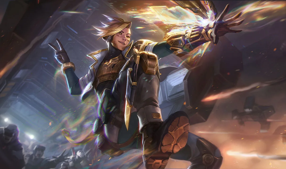 Prestige PsyOps Ezreal Prestige PsyOps Ezreal splash art