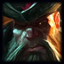 Portrait of Gangplank from League of Legends Portrait of Gangplank from League of Legends