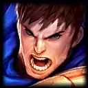 Garen Garen champion portrait for ARAM Mayhem regeneration and shield buffs