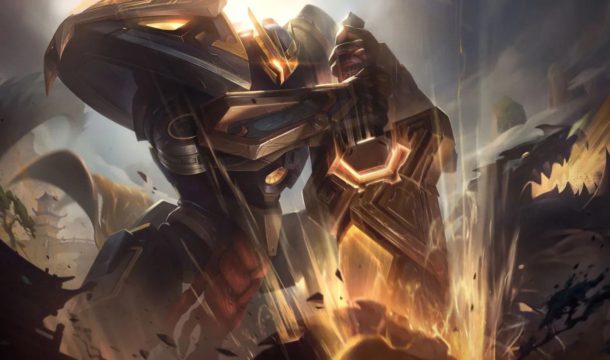 Prestige Mecha Kingdoms Garen Prestige Mecha Kingdoms Garen splash art