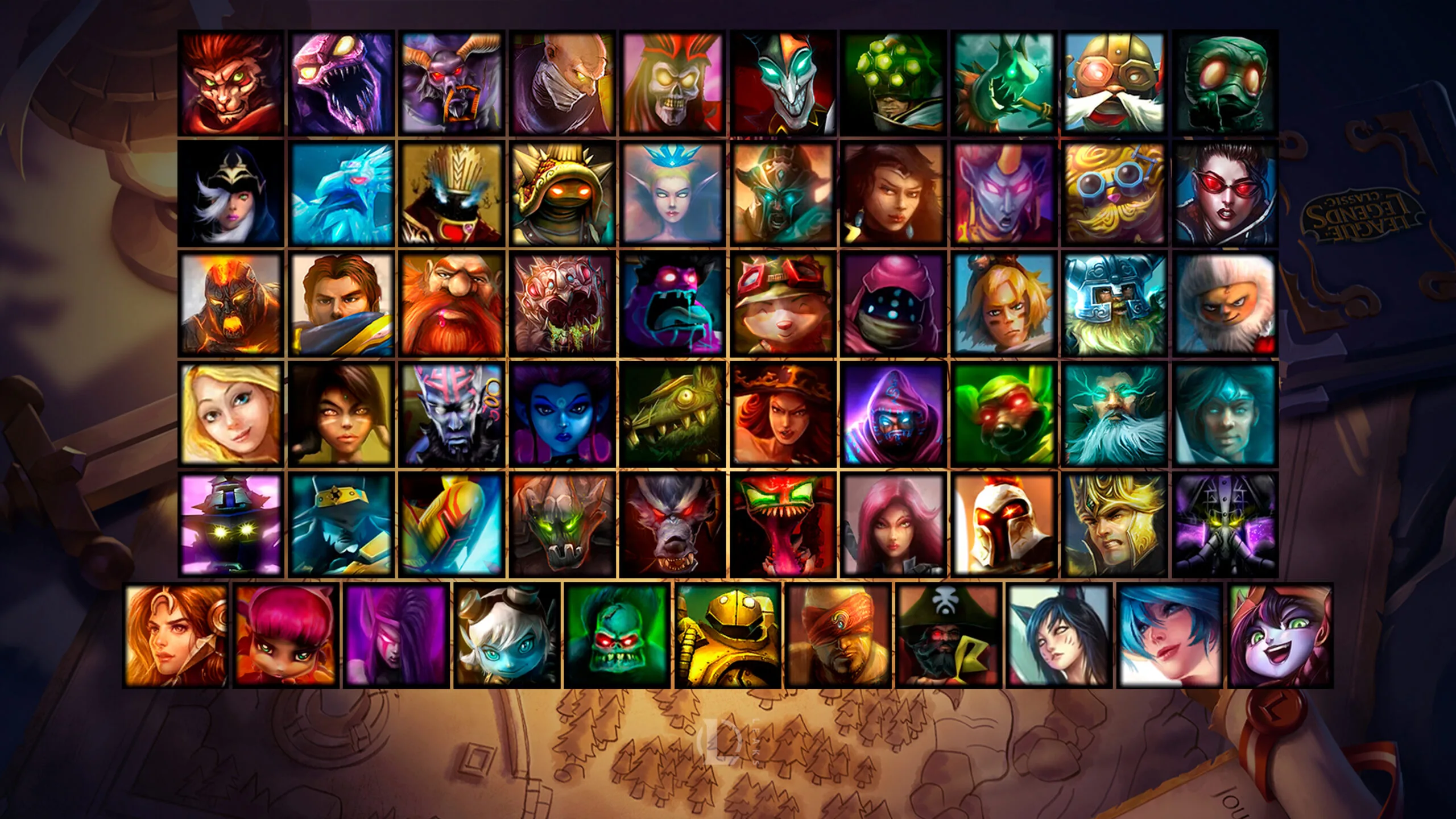 Anciens Champions sur League of Legends