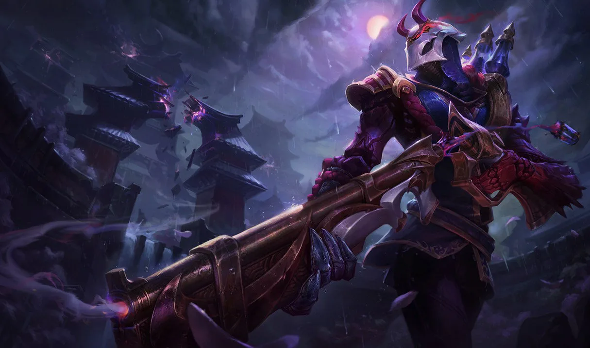 Blood Moon Jhin Blood Moon Jhin splash art