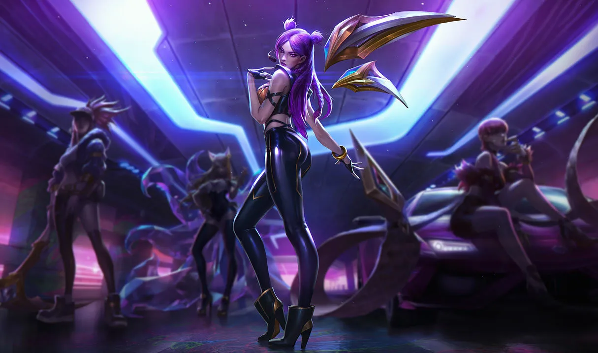 K/DA Kai'Sa splash art