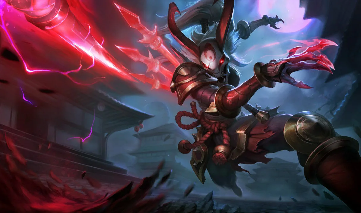 Blood Moon Kalista Blood Moon Kalista splash art