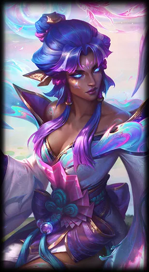 Spirit Blossom Karma splash art Spirit Blossom Karma splash art