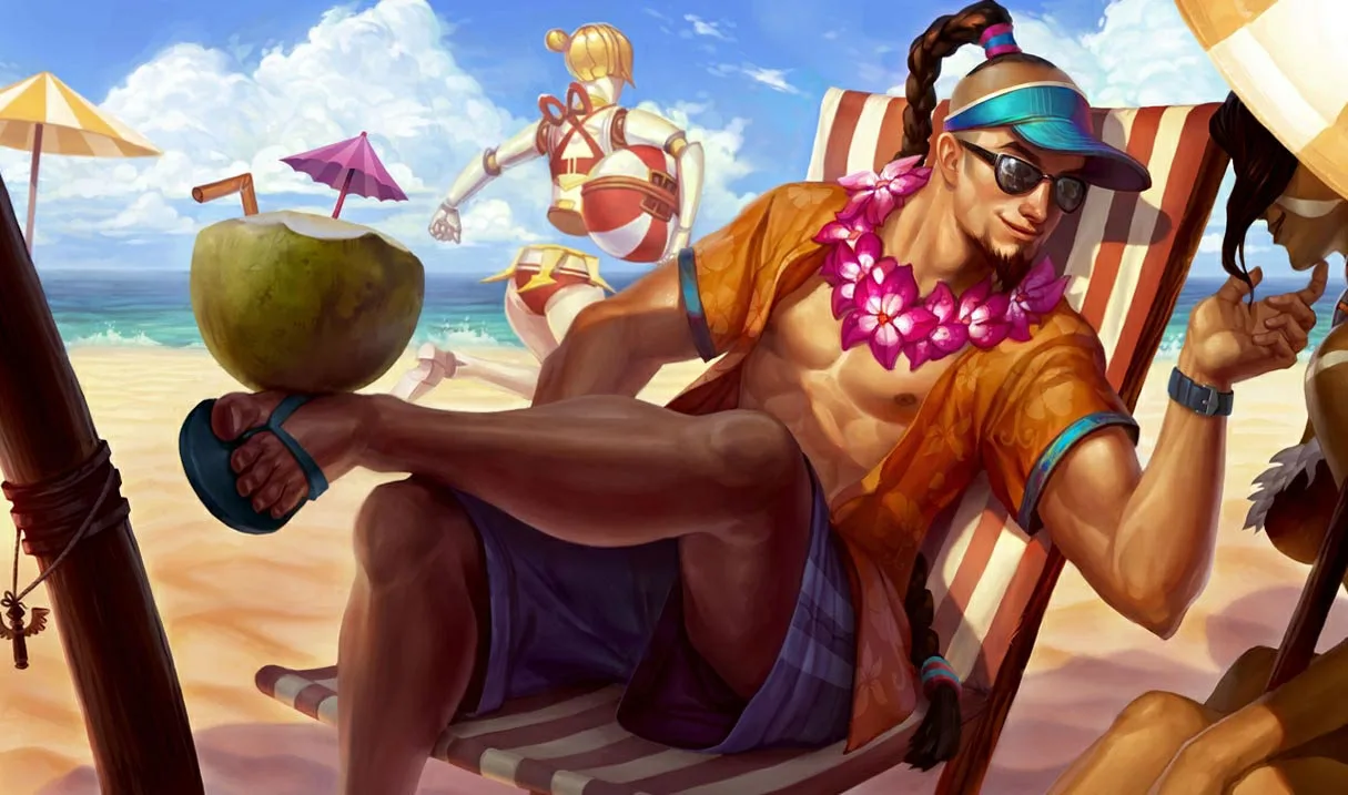 Pool Party Lee Sin Pool Party Lee Sin splash art
